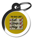 Dog To Do List Pet ID Tag