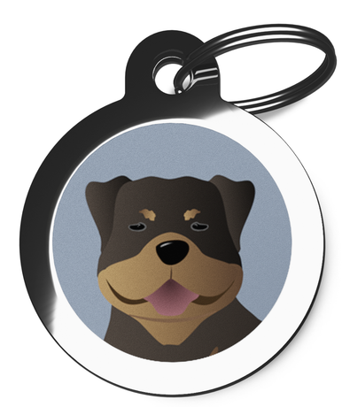 Rottie Rottweiler Breed Dog ID Tags