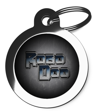 Robo Dog Logo Dog ID Tag