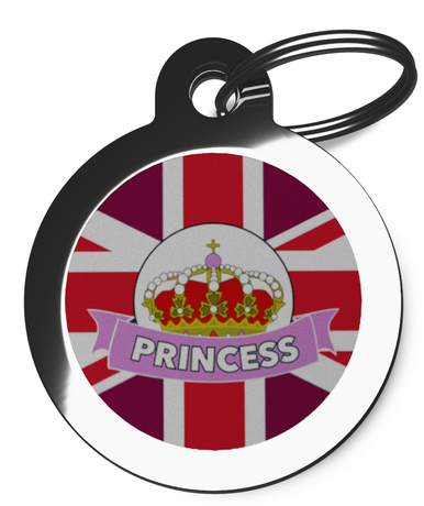 Princess Pet ID Tag - Royal Wedding Theme Pet Tags