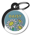 Daisy Flower Dog ID Tag
