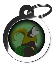 Loki - Superhero Themed Dog ID Tag