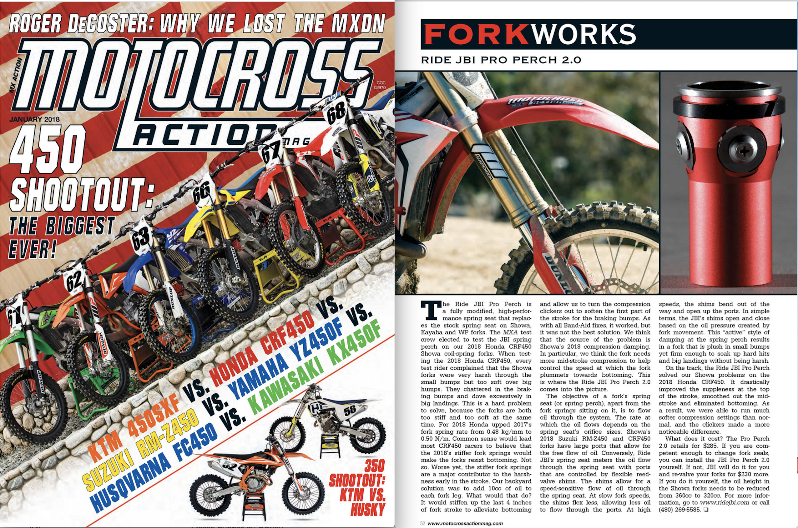 JBI Pro Perch 2.0 Motocross Action Mag Review