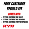 KYB SSS/AOS Fork Cartridge Rebuild Kit