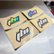 JBI USA Limited Edition Fork Stickers (White Fill and Holographic Fill)