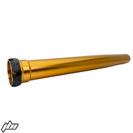 JBI WP Fork Outer Tube 48mm in Golden Bronze Finish with Stealth Black Fork Protection Ring