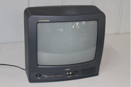 CRT (Cathode-Ray tube) Vintage TV with RCA ports
