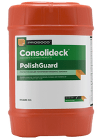 Prosoco Consolideck Polish Guard is a Durable high-gloss, protective coating increases stain resistance of interior concrete floors. Ideal for steel-trowled, burnished, polished or decorative concrete and terrazzo.