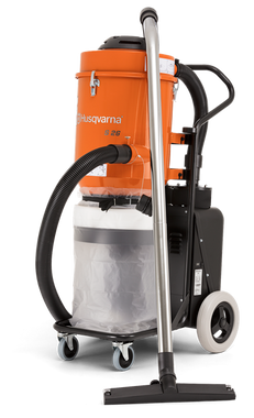 S 26 is a powerful single-phase HEPA dust extractor to match the grinding machines Husqvarna PG 280, PG 450 and early entry saw Soff-Cut 150. It also matches small scarifiers and shot blasters as well as handheld power tools.