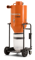 C 5500 is an effective industrial pre-separator for really big jobs where a lot of dust is produced. Recommended as a supplement to your Husqvarna dust extractor T 7500, T 8600, T 10000, T 18000 and T 8600 Propane