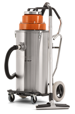 Husqvarna W 70 P is a powerful industrial wet and slurry vacuum designed for the toughest jobs. This is achieved by using high quality stainless steel components and a special combination of filter and float that protects the motor. Where most wet vacs can only handle water, W 70 P can deal with liquids such as concrete slurry, oils and machining coolants. Recommended for concrete drilling, sawing, grinding and wall/wire sawing. 
