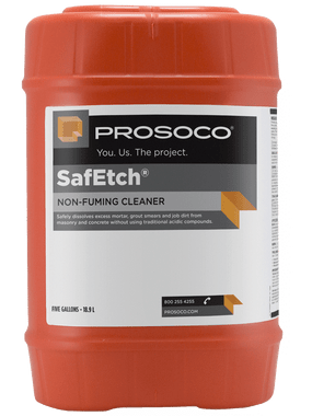 Prosoco SafEtch non-fuming Cleaner. 5 gallon unit. In stock! 