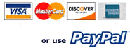 secure online payment with major credit cards or PayPal