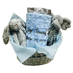 baby personalized baskets gift gifts corporate blankets