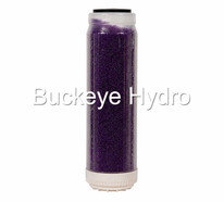 Cation Color Changing Resin, Refillable 10" x 2.5" Cartridge, Buckeye Hydro