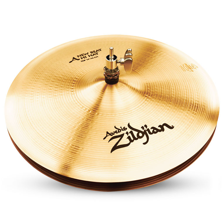 Lightly Used Zildjian 15 A Series New Beat Hi Hat Bottom Cast Bronze Cymbal with Solid Chick Sound A0138 