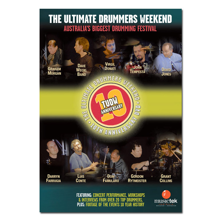 10th TUDW (The Ultimate Drummer's Weekend) DVD - Drumtek Store