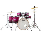 NEW! Pearl Export EXL - Raspberry Sunset (22", 10", 12", 14", 16" + 14" Snare) Hardware & Zildjian I Series Pro Gig Pack Included!
