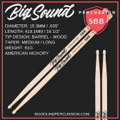 Bigsound 5BB Premium Drumstick
