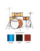 DXP - 5 Piece Junior Series Drum Kit (16", 8", 10", 12", 10" SNR) With Cymbals, Hardware, Stool & Sticks