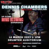 Dennis Chambers Exclusive Australian Masterclass! SOLD OUT!!