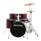 Brixton Fusion Drum Kit (20", 12", 14", 14" Snare) w/ Hardware + Cymbals)