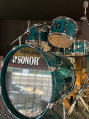 Sonor AQ1 Stage - Caribbean Blue (22", 10", 12", 16" + 14" Snare) w/ Hardware