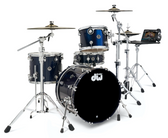 DWe 4 Piece Drum Kit Bundle (20", 12", 14" + 14" Snare) w/ Cymbals & Hardware
