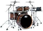 DWe 5 Piece Drum Kit Bundle (22", 10", 12", 16" + 14" Snare) w/ Cymbals & Hardware