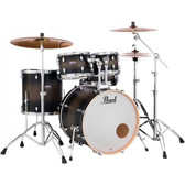 Pearl Decade Maple 22" Fusion Plus Shell Pack w/ 930 Hardware  Pack - Satin Black Burst