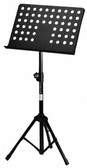 On Stage Orchestral Sheet Music Stand with Holed Bookplate