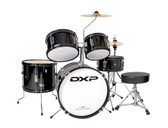 DXP - 5 Piece Beginner Kit (16", 8", 10", 12", 10" SNR) With Cymbals, Hardware, Stool & Sticks