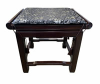 Chinese Wooden Stool With Cushion