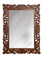 Wooden Mirror Hand Carved French Style