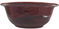 Chinese Porcelain Table Bowl Glazed Ox Blood