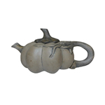 Oriental Teapot Sculpted Gourd Design