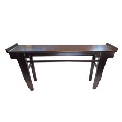 Chinese Altar Table Handmade Wooden and 70" Wide Antique Reproduction