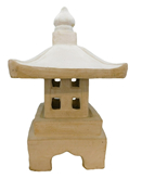 Stone Garden Lantern Oki-Gata for Garden, 23"H