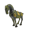 Oriental Tang Dynasty Horse Bronze Statue