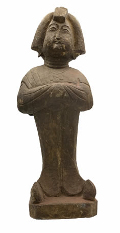 Lady Han Dynasty Granite Statue 24"H