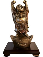 Buddha statue of Hotei the Luck Giver