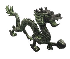 Chinese Bronze Dragon Statue