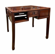 Solid Rosewood Oriental Game Table