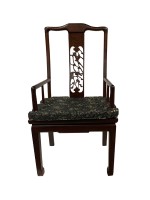 Hand Carved Chinese Arm Chair