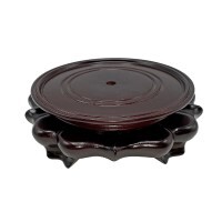 Oriental Onion Shaped Vase Stand, 8.5 Inch Oriental Onion Shaped Vase Stand, 8.5 Inch