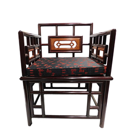 Rosewood Occasional Chair Hand Carved Solid Wood