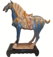 Chinese Sculpture Celadon Horse