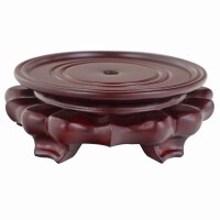 Oriental Onion Shaped Vase Stand Oriental Onion Shaped Vase Stand