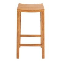 Oriental Bamboo Stool Honey Finish