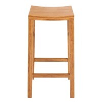 Oriental Bamboo Stool Honey Finish
